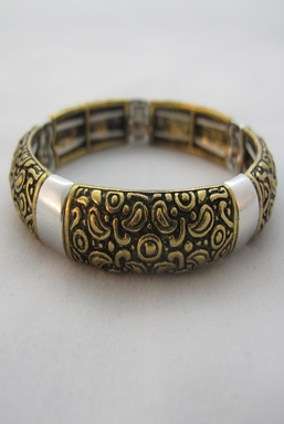 AVA - BLACK GOLD BRACELET