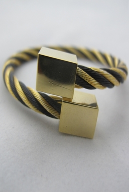 PASCALE - BLACK GOLD BRACELET