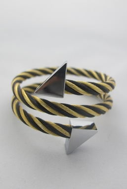RETROSPEKT - GOLD BLACK BRACELET