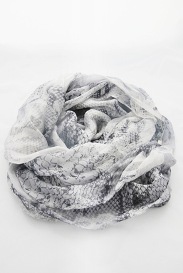 PYTHON - GREY SCARF