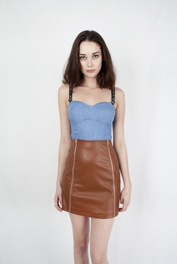 NORA - CHESTNUT SKIRT