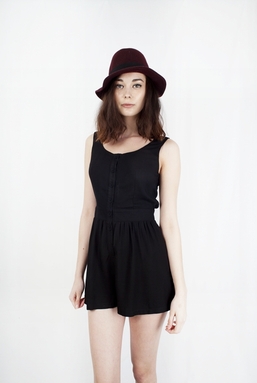 TATUM - BLACK PLAYSUIT