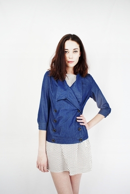 NICOLA - DARK BLUE JACKET