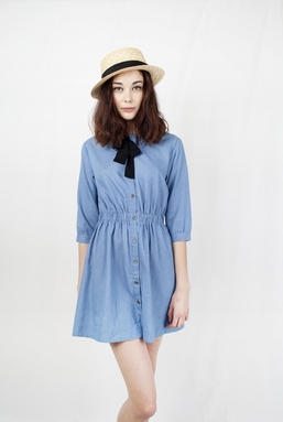LINDSAY - LIGHT BLUE DRESS