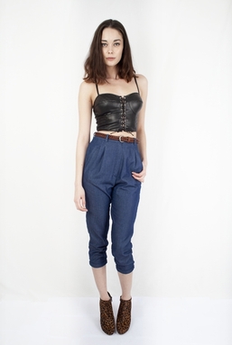 CAROLINA - DARK BLUE TROUSERS