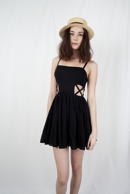 MELANIE - BLACK DRESS