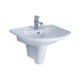GAL001 Galileo 710mm Basin & Semi Pedestal
