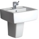 MAG002 Magna 540mm Basin & Semi Pedestal
