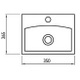 FIN008 Finesse 350mm Cloakroom Wall Mounted Basin