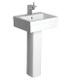 FIN001 Finesse 350mm Cloakroom Basin & Pedestal