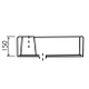 TCB022 Mini Quadro 510mm Basin Inc. Towel Rail
