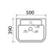 MIN005 Mini 500mm Basin & Pedestal