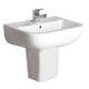 MIN006 Mini 500mm Basin & Semi Pedestal
