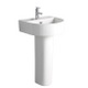 DAK001 Dakota 500mm Oval Basin & Pedestal