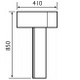 DAK002 Dakota 500mm Round Basin & Pedestal