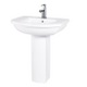 CRS004 Corsica 650mm Basin & Pedestal