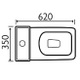 CON102 Connection Close Coupled Toilet Inc. Soft Closing Seat