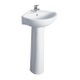 EXP003 Express 500mm Corner Basin & Pedestal