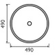 EXP016 Express 490mm Round Undermount Basin