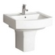 HOR002 Horizon 600mm Basin & Semi Pedestal