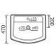 HOR002 Horizon 600mm Basin & Semi Pedestal