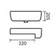 SHU002 Shuttle 605mm Semi Recessed Basin