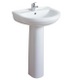 TUN001 Tunnel 500mm Small Basin & Pedestal