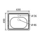 Avebury 630mm Square Basin & Pedestal 1 Or 2 Tapholes