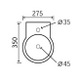 TCB001 Inca 275mm Cloakroom Basin