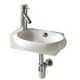 TCB003 Laos 425mm Cloakroom Basin Lefthand