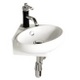 TCB007 Albany 360mm Cloakroom Corner Basin