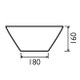 Travertine 405mm Conical Basin