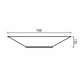TCB010 Martini 700mm Counter Top Basin