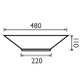 TCB009 Romano 480mm Counter Top Basin