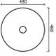 TCB013 Vittina 480mm Counter Top Basin