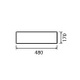 Square 588mm Counter Top Basin