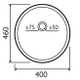 TCB015 Zodiac 400mm Counter Top Basin