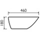 TCB015 Zodiac 400mm Counter Top Basin