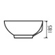 TCB017 Donna 450mm Counter Top Basin