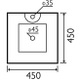 TCB019 Emley 450mm Counter Top Basin