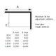 ARB005 Arbella 1400mm Glass Walk In Shower Panel Inc. Return (8mm Glass)