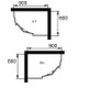 STS003 Style 900X800mm Twin Sliding Door Offset Quadrant Shower Enclosure