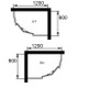 STS008 Style 1200X900mm Twin Sliding Door Offset Quadrant Shower Enclosure