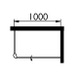 STS016 Style 1000mm Pivot Shower Door (8mm Glass)