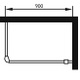 STS023 Style 900mm In-Swing Shower Door