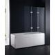 FOR013 Fortuna 1200mm Frameless Triple Bath Screen