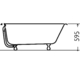 Ellerman Bath 1540x770 Inc. Cast Iron Feet