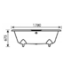 Coronation Double-Ended Bath 1780x800  Inc. Cast Iron Feet