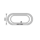 Coronation Double-Ended Bath 1780x800  Inc. Cast Iron Feet