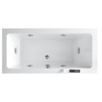 AQJ002 Como 1700x800 Aquajet Double Ended Bath
